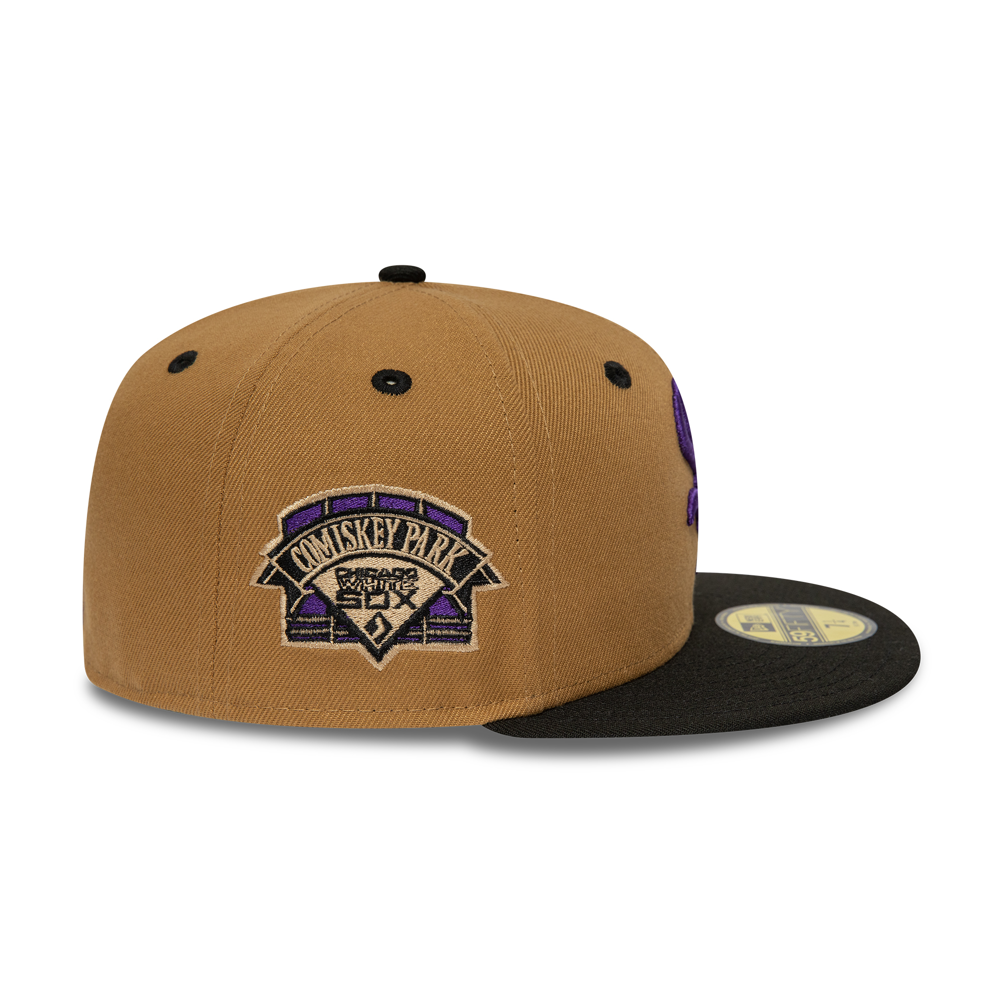 Chicago White Sox Purple Wheat 59FIFTY Fitted Cap