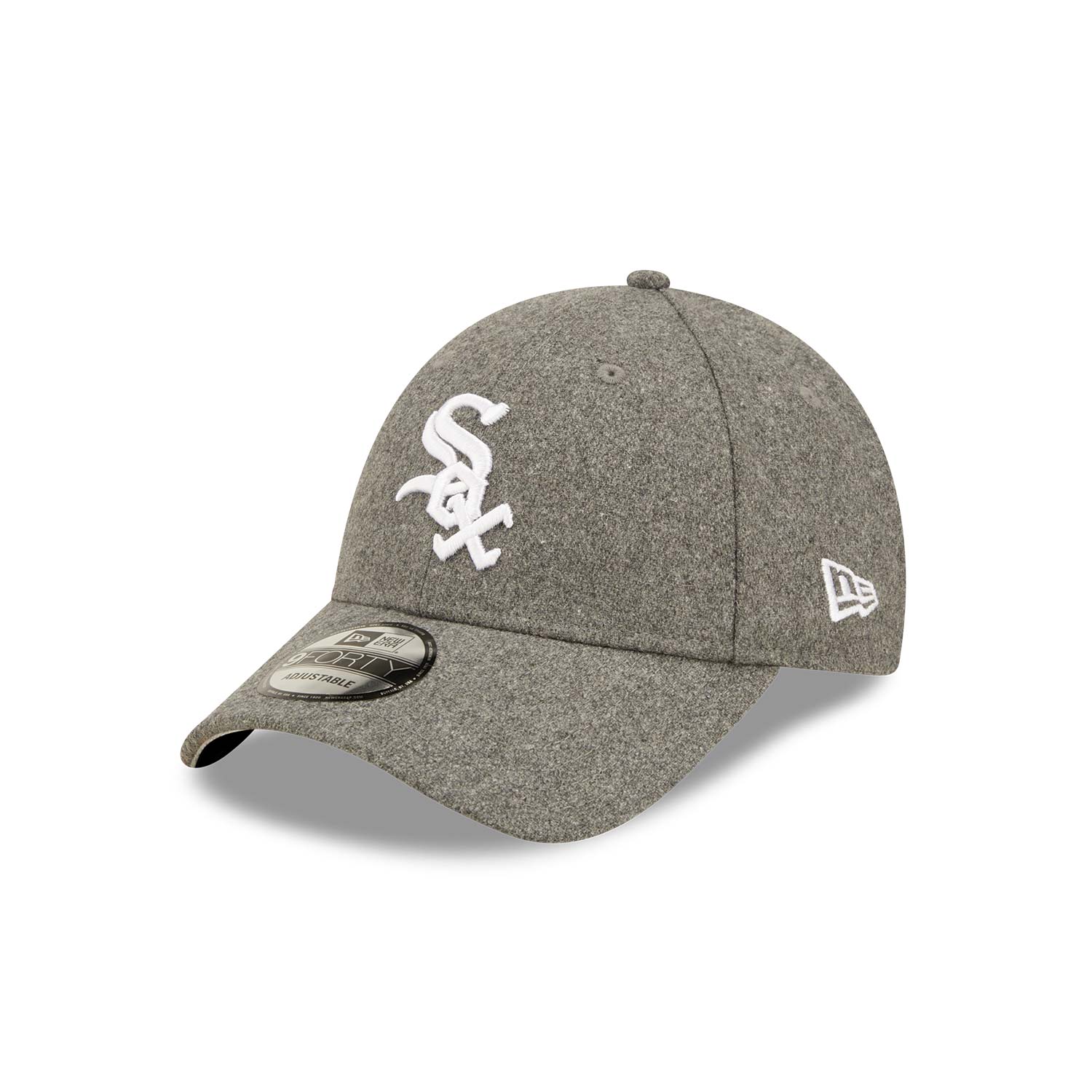 Official New Era Chicago White Sox Grey Wool 9FORTY Adjustable Cap ...