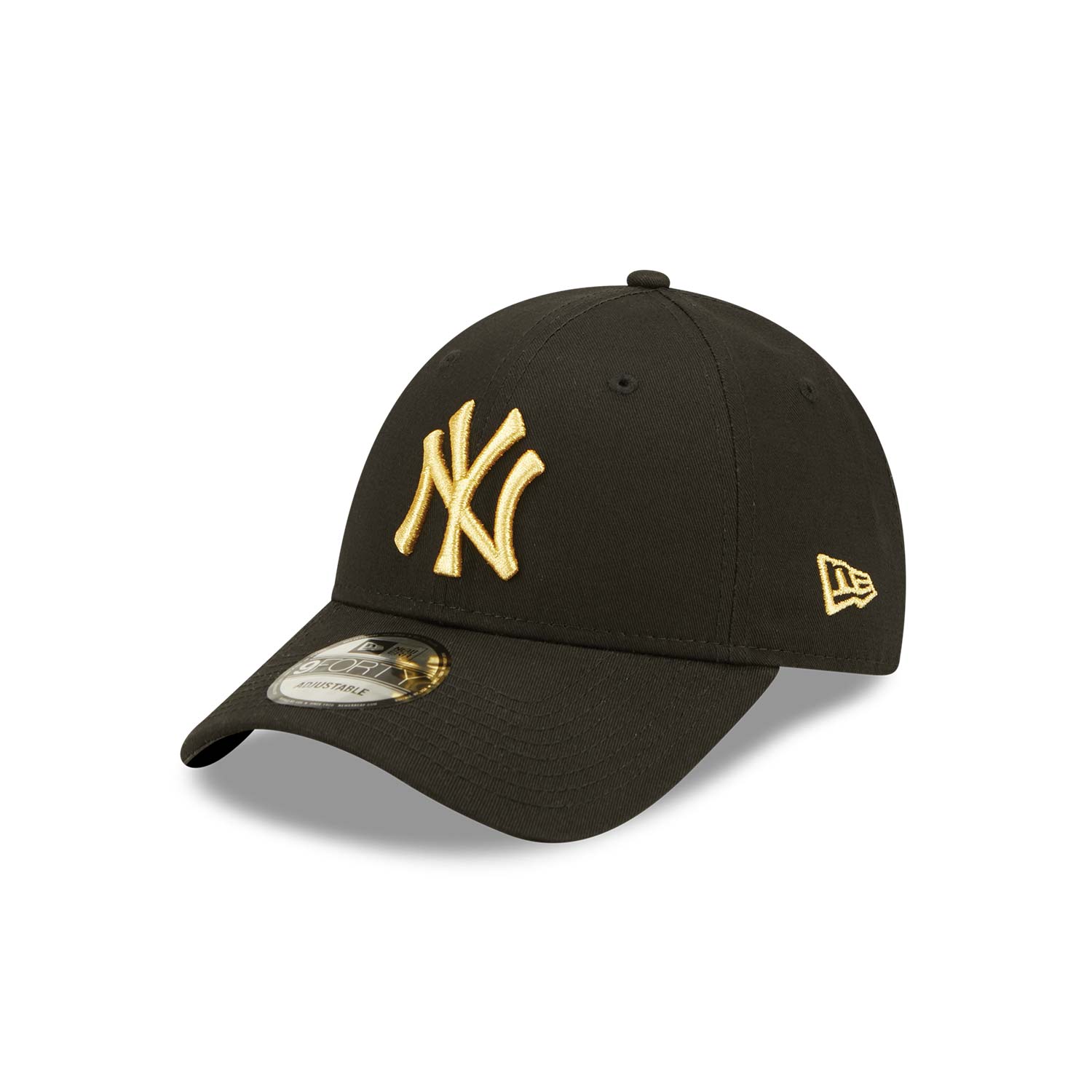 New York Yankees Metallic Black 9FORTY Adjustable Cap