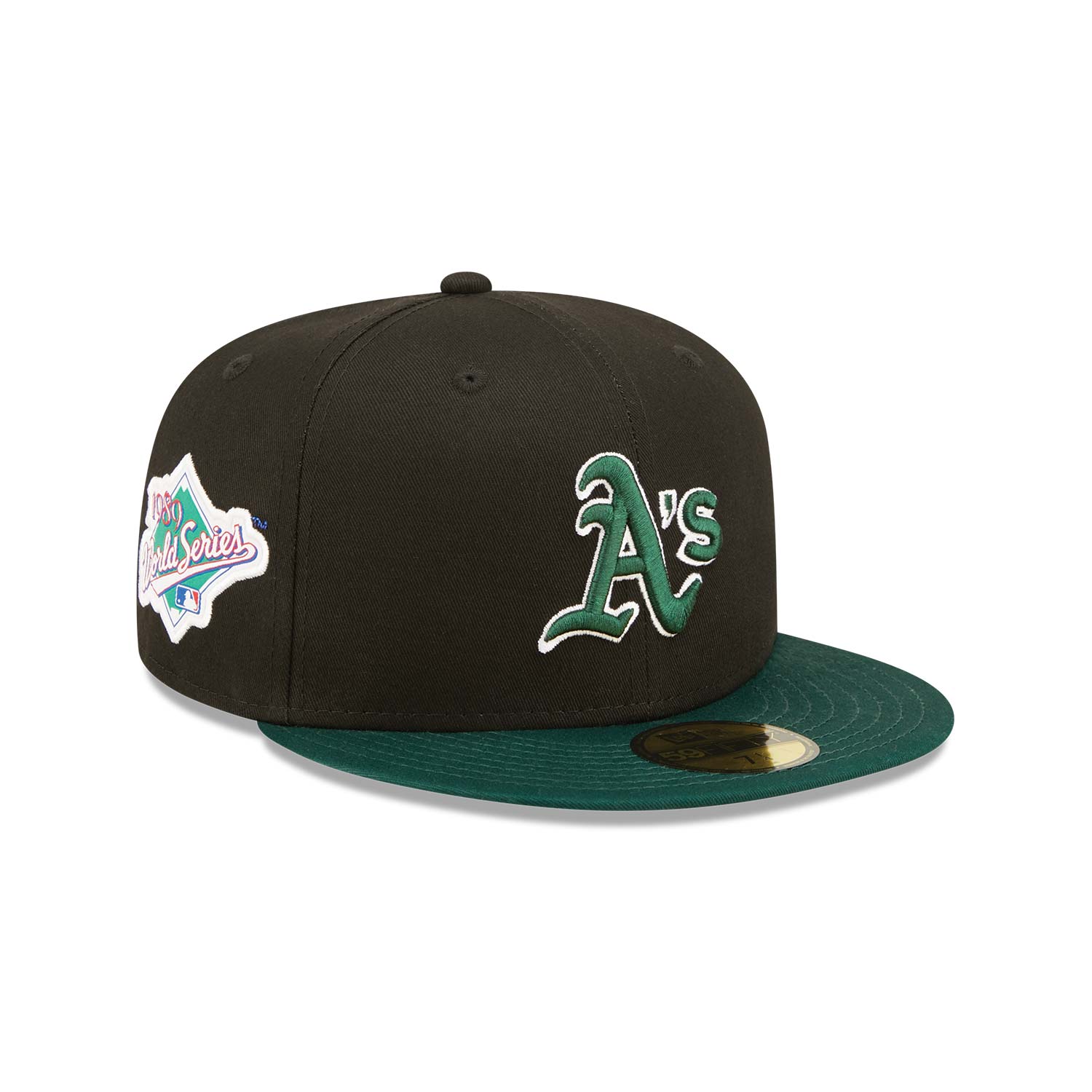 Official New Era Oakland Athletics World Series Black 59FIFTY Fitted ...