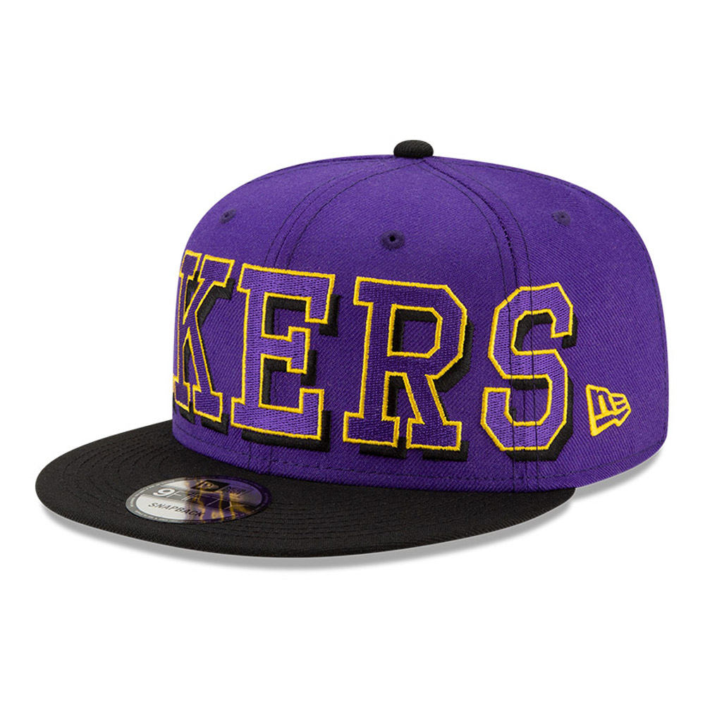 LA Lakers NBA Wordmark Purple 9FIFTY Cap