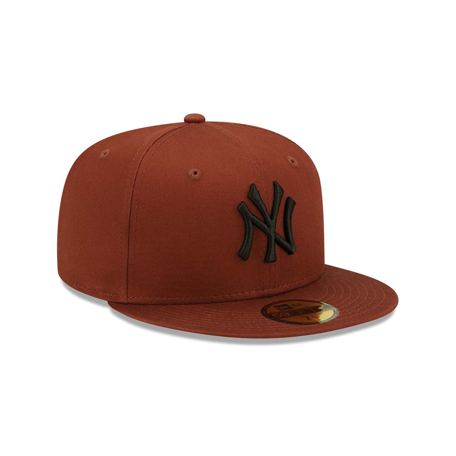 New York Yankees League Essentials Dark Brown 59FIFTY Fitted Cap
