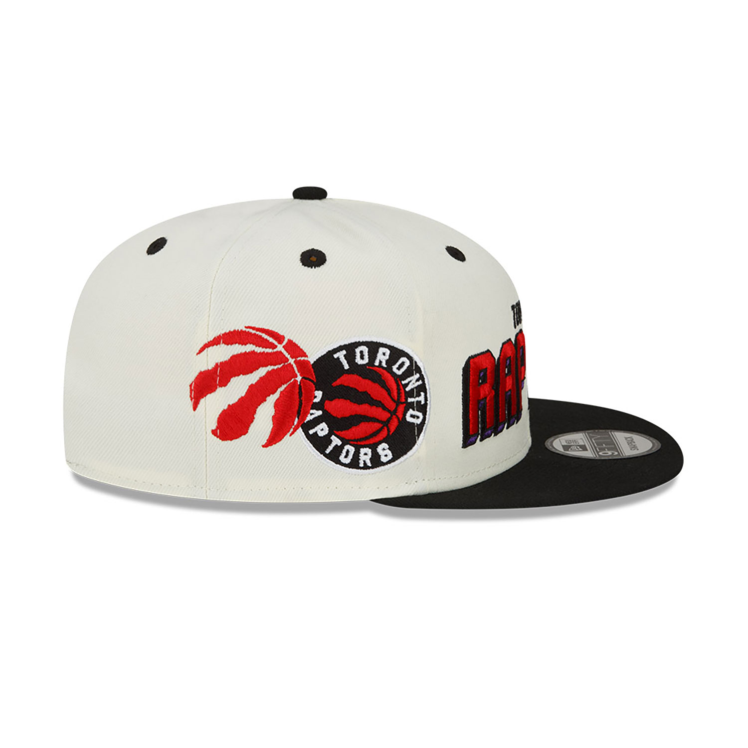 Official New Era Awake NBA Toronto Raptors White 9FIFTY Cap B8878_9