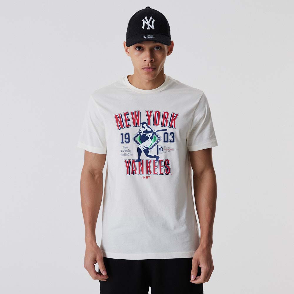Official New Era MLB Stadium New York Yankees White Tee B8932_244 B8932 ...