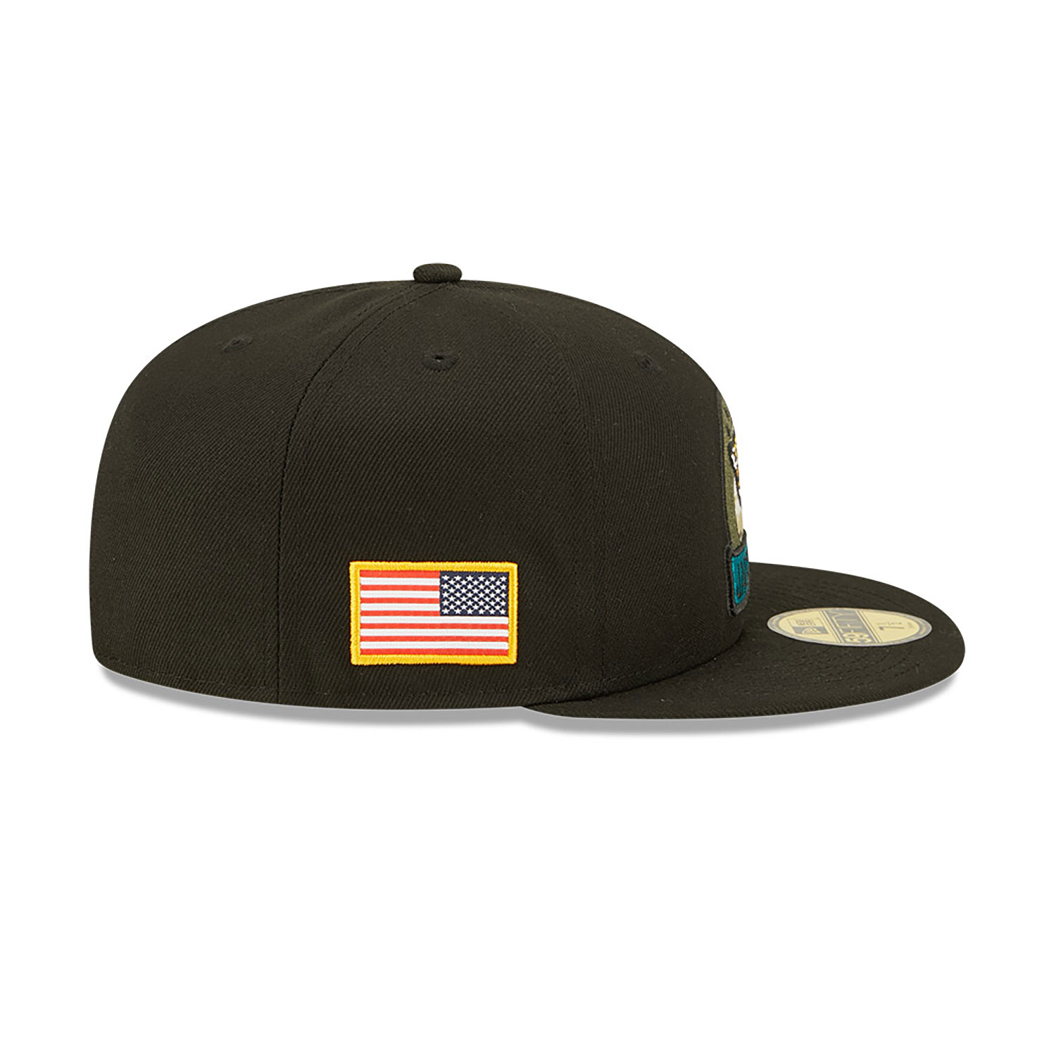 Jacksonville Jaguars NFL Salute to Service Black 59FIFTY Fitted Cap