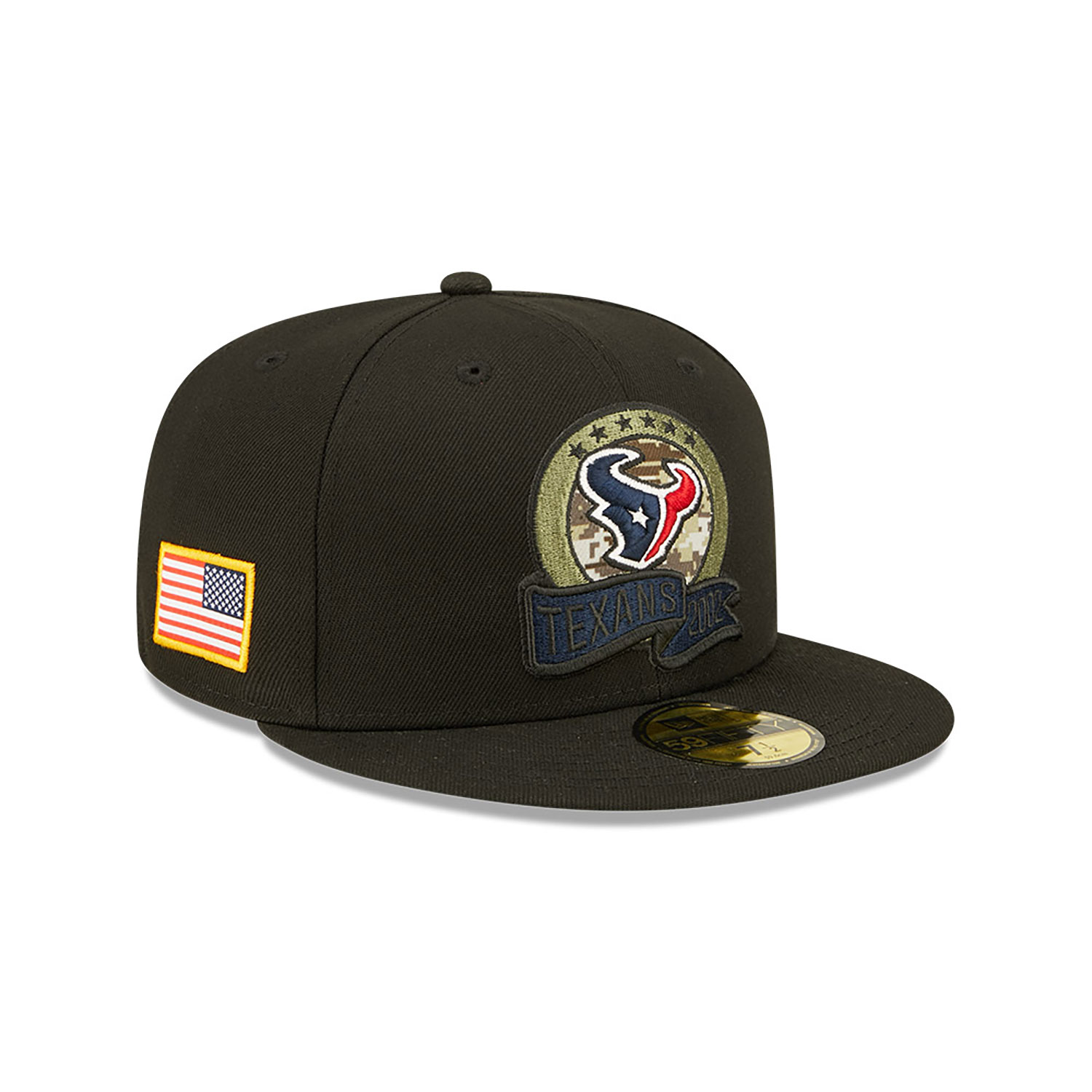 New Era Houston Texans Salute to Service 59Fifty Camo Hat Cap Fitted ...