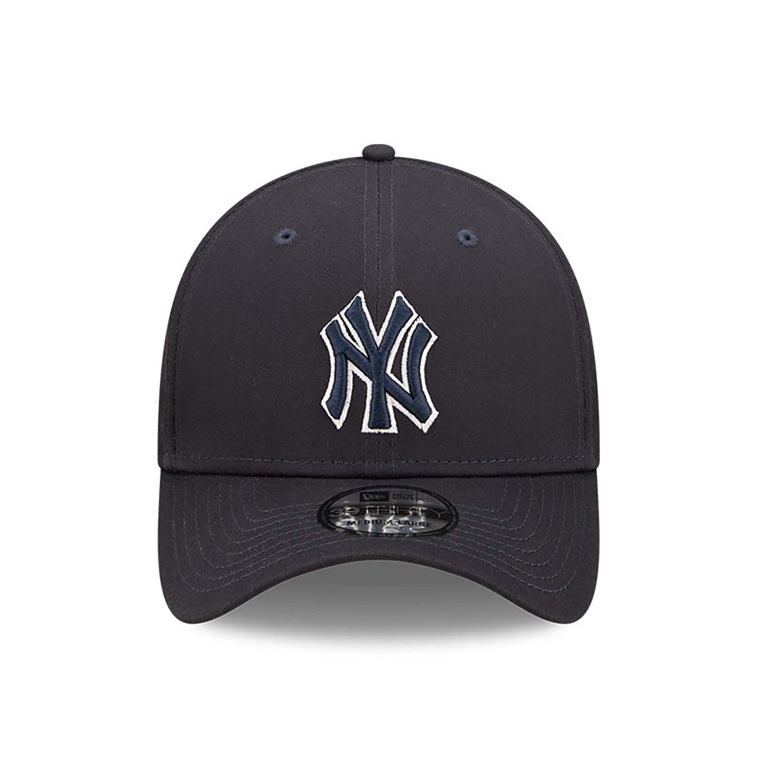 New York Yankees Team Outline Navy 39THIRTY Stretch Fit Cap