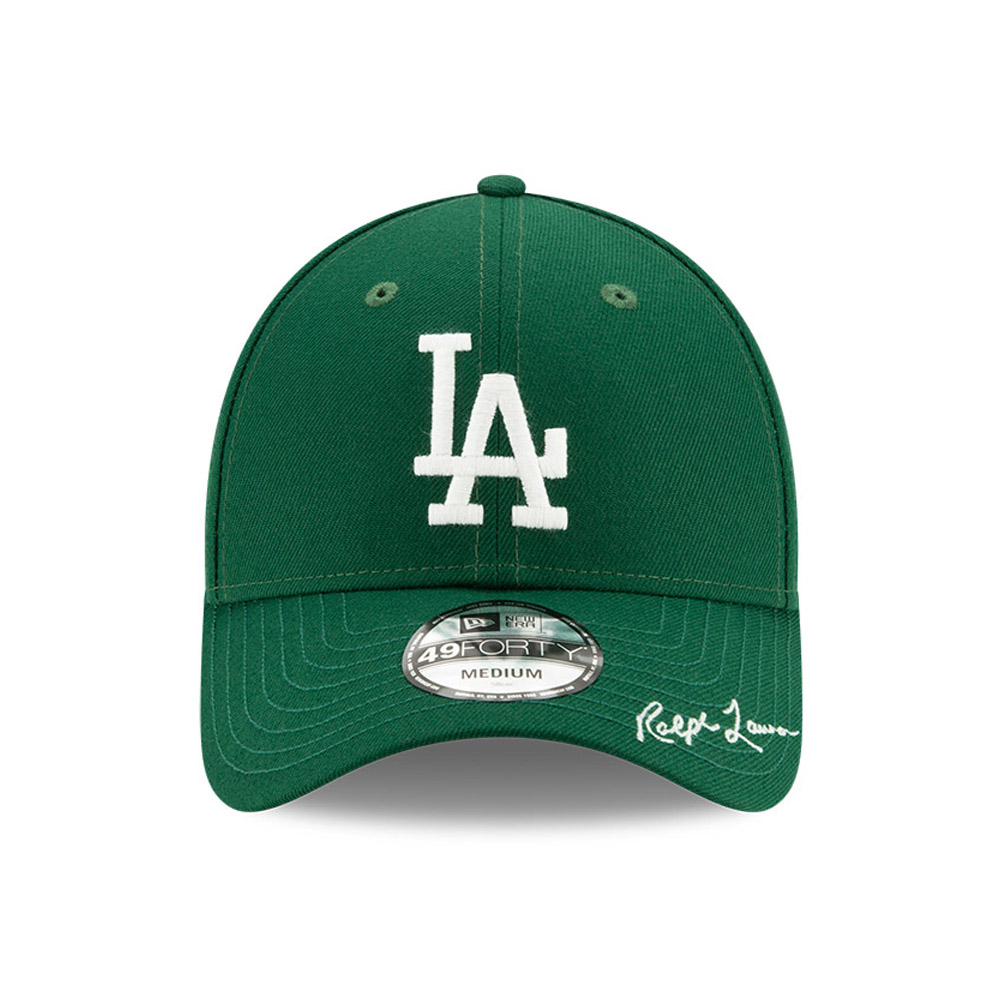 LA Dodgers Ralph Lauren Polo Green 49FORTY Cap
