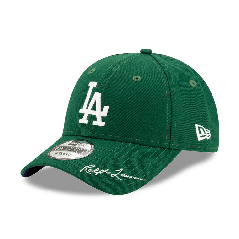 LA Dodgers Ralph Lauren Polo Green 49FORTY Cap