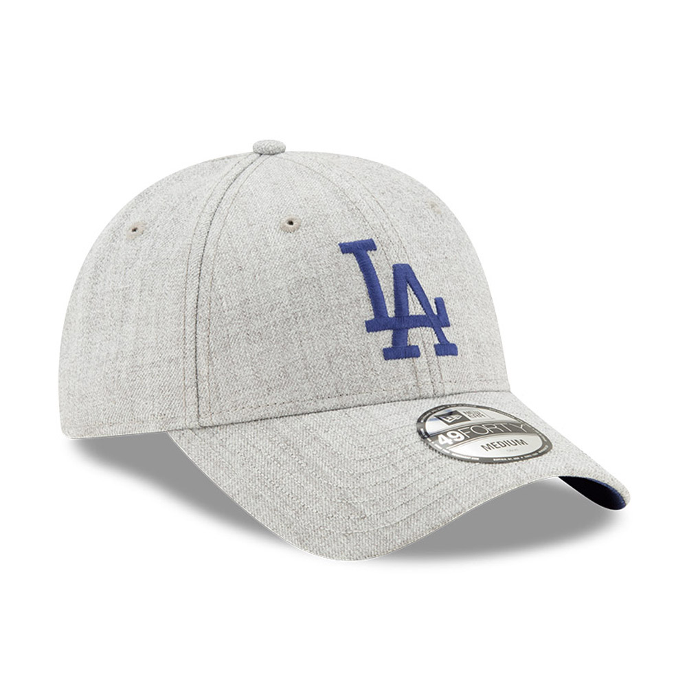 LA Dodgers Ralph Lauren Polo Grey 49FORTY Cap