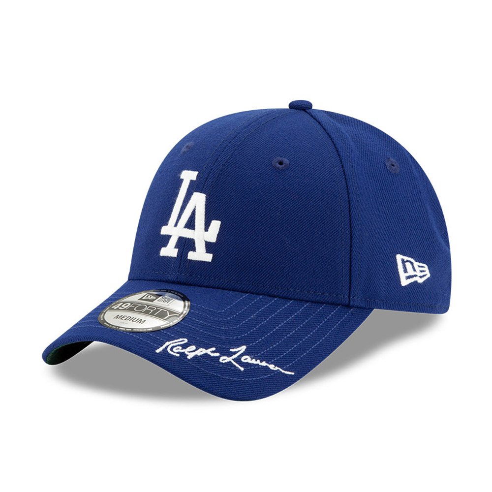 Official New Era LA Dodgers MLB x Ralph Lauren Polo Blue 49FORTY Fitted Cap  B920_263 | New Era Cap Denmark