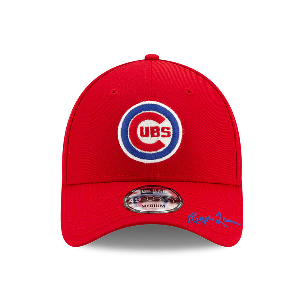 Chicago Cubs Ralph Lauren Polo Red 49FORTY Cap
