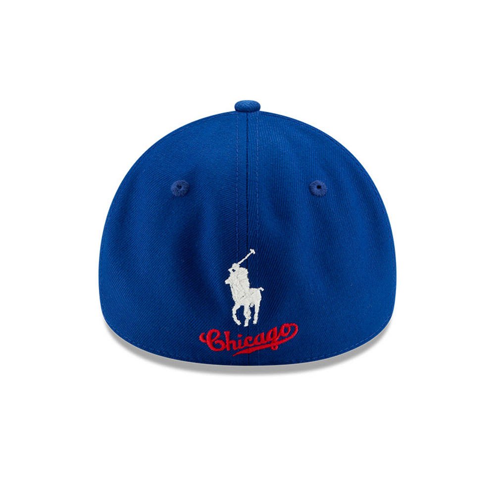 Chicago Cubs Ralph Lauren Polo Blue 49FORTY Cap