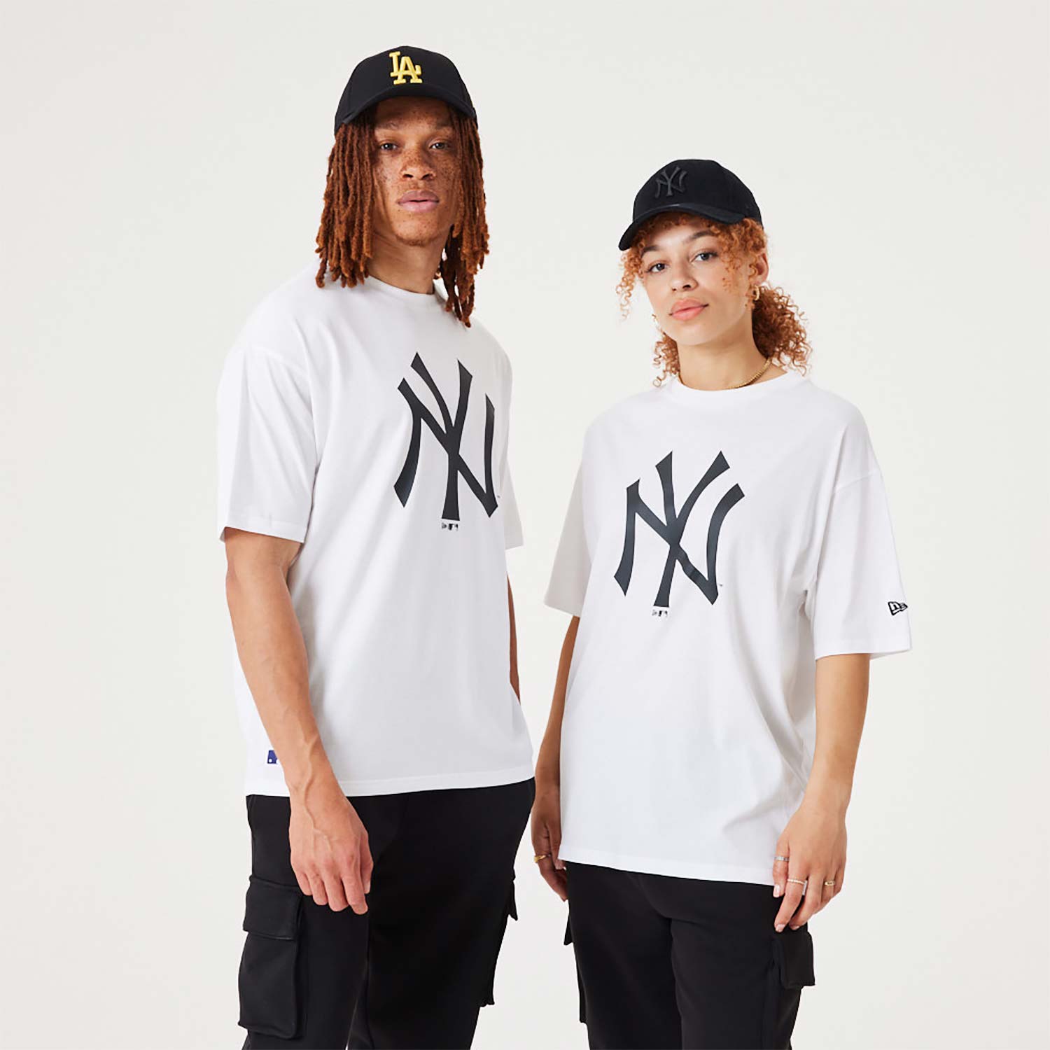 New York Yankees MLB League Essential White Oversized T-Shirt