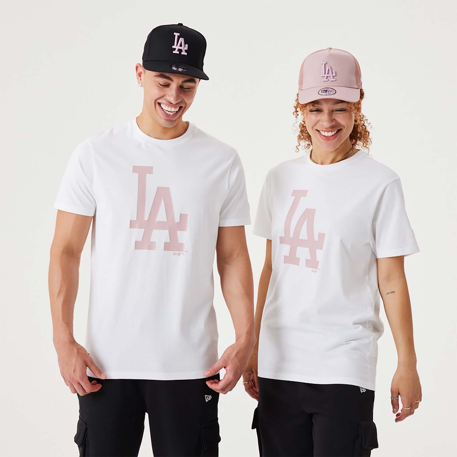 La Dodgers MLB League Essential White T-Shirt New Era Cap Adult Unisex White