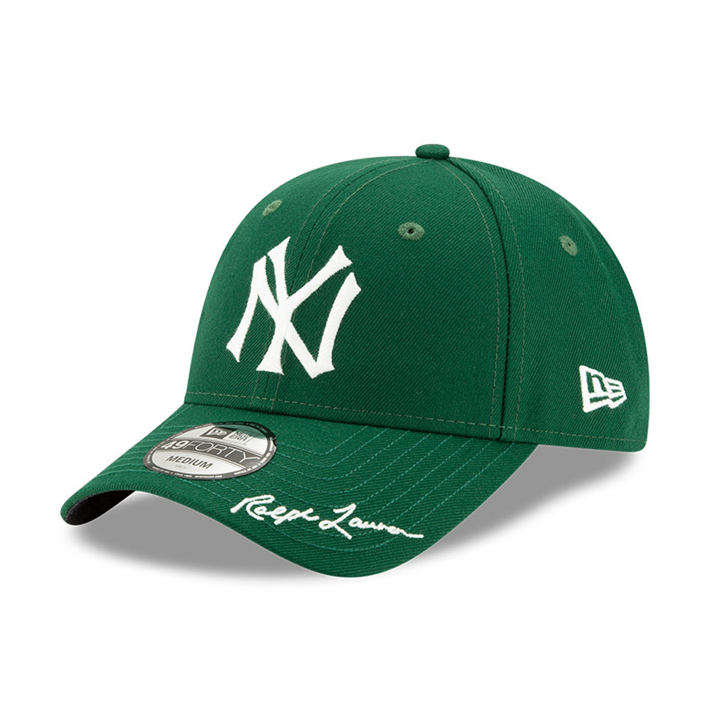 Official New Era New York Yankees MLB x Ralph Lauren Polo Green 49FORTY  Fitted Cap B929_282 | New Era Cap Denmark