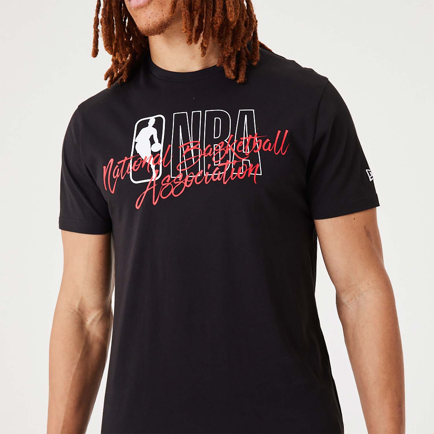 NBA Script Logo Black T-Shirt