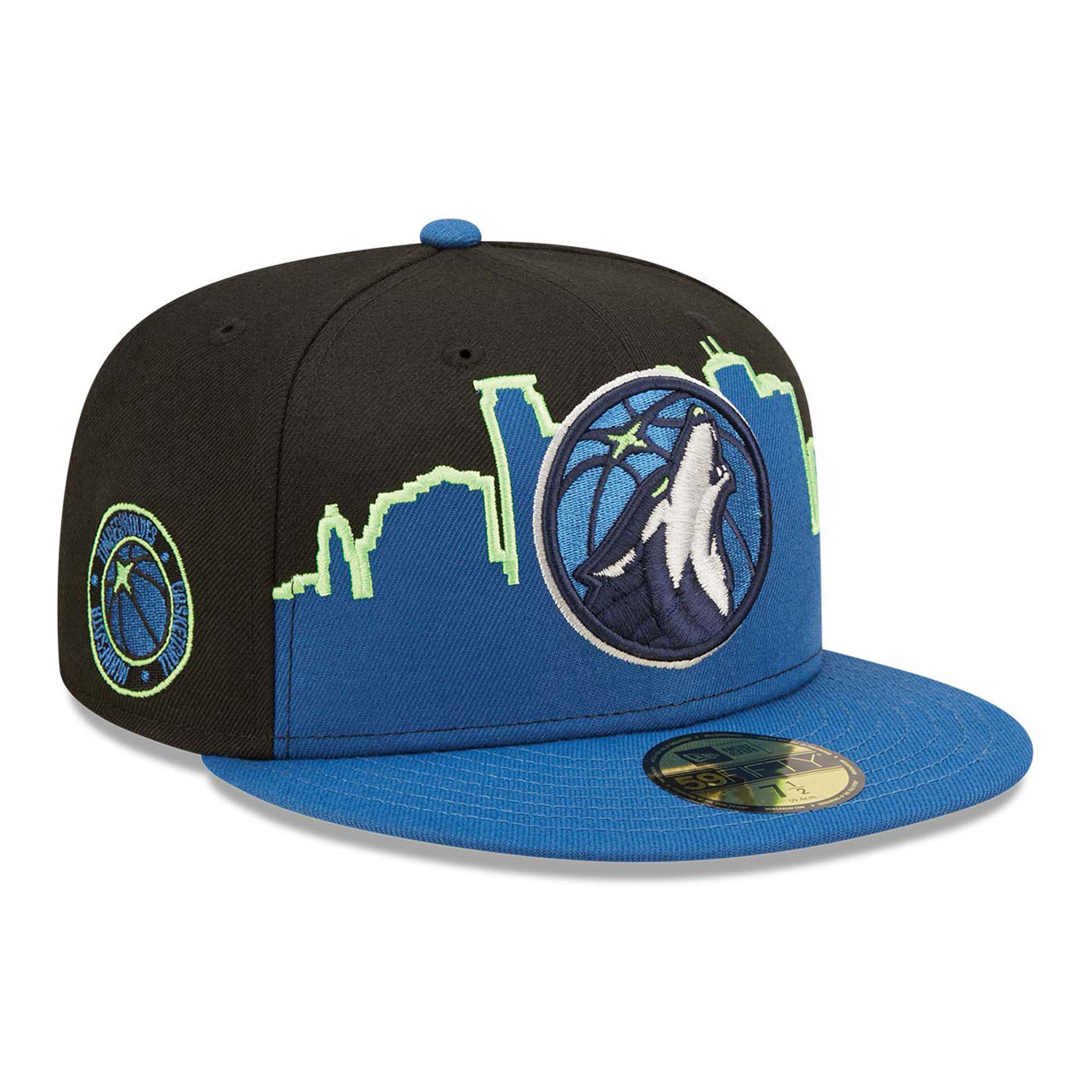 Minnesota Timberwolves NBA Tip Off 2022 Black 59FIFTY Fitted Cap