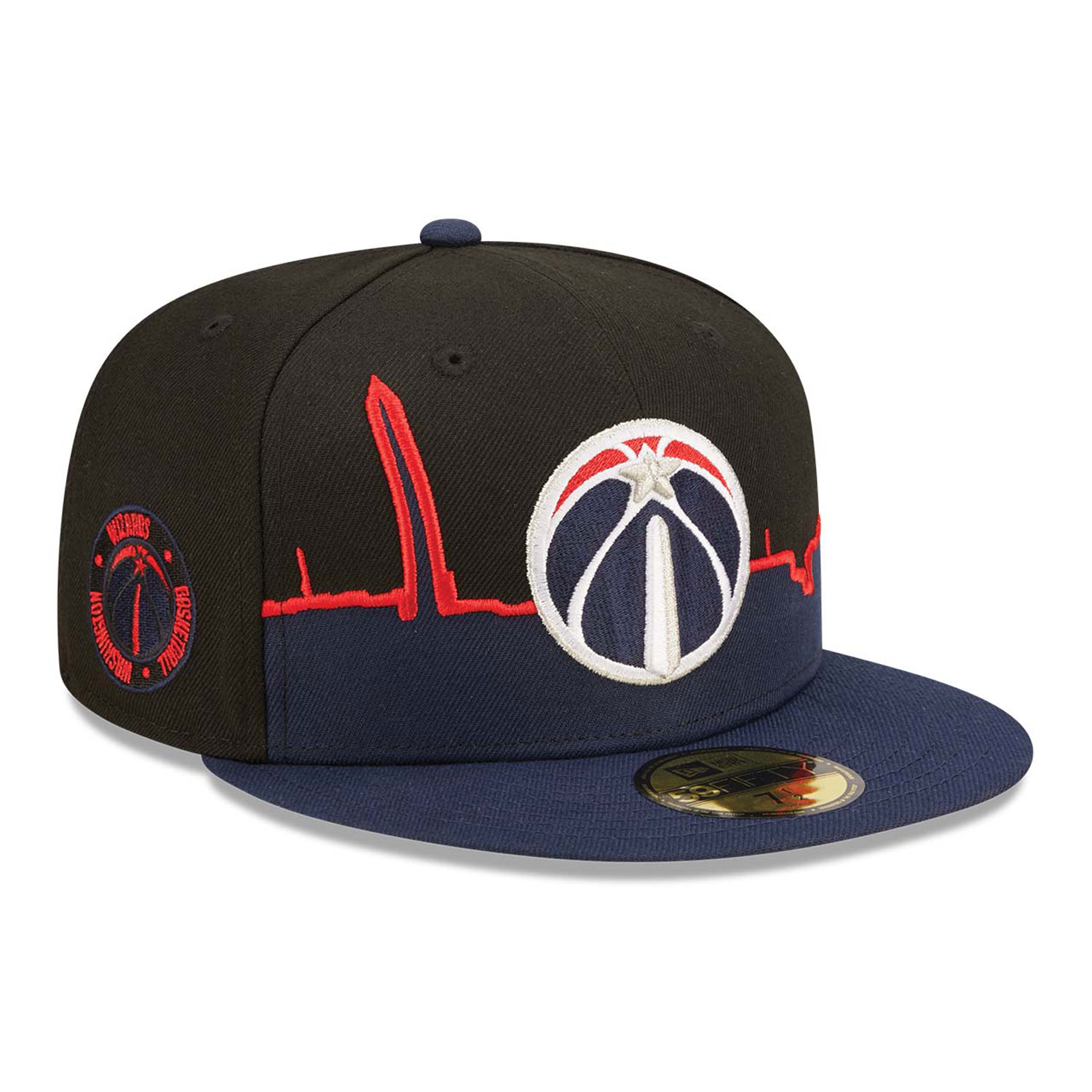 Washington Wizards NBA Tip Off2022 Black 59FIFTY Fitted Cap