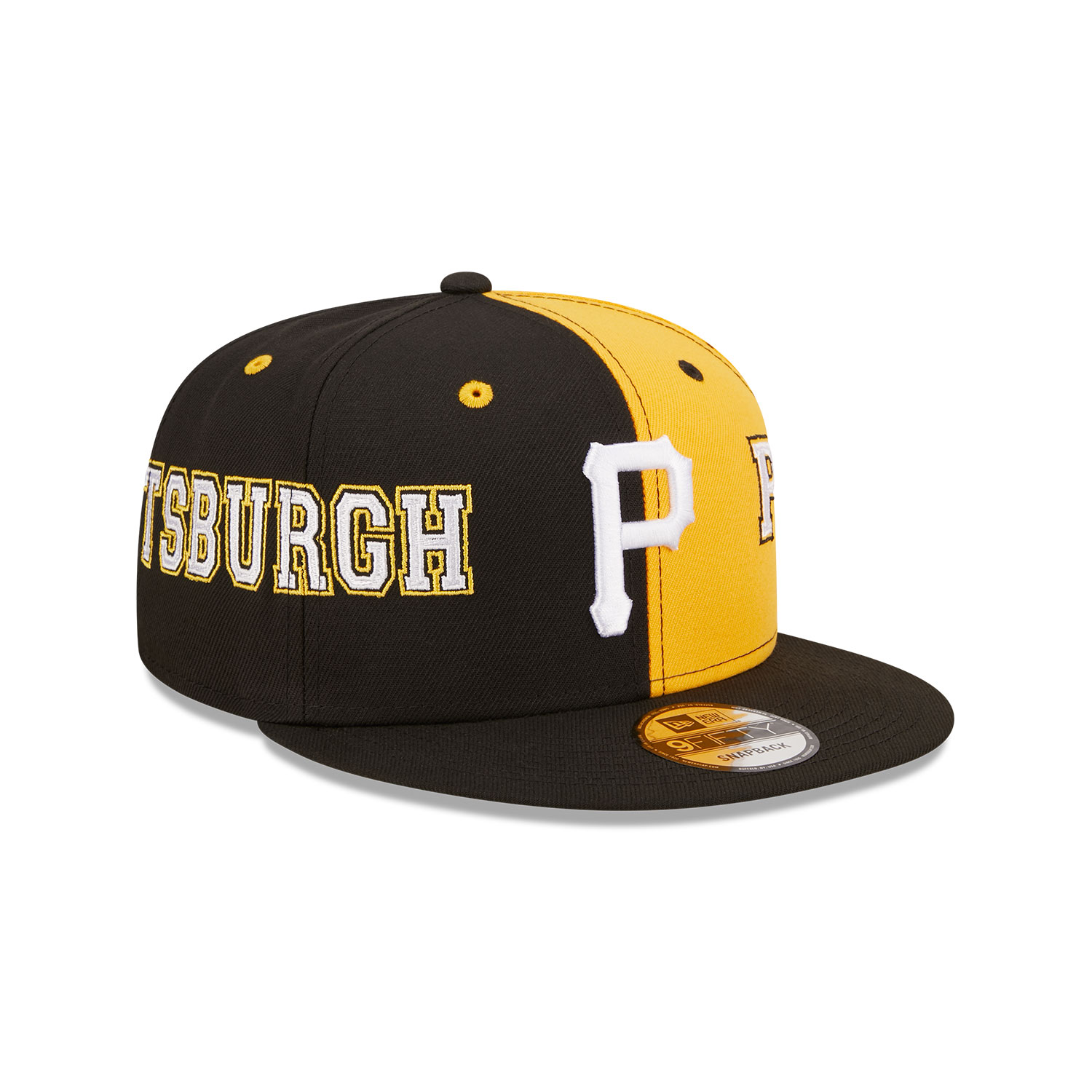 Pittsburgh Pirates Teamsplit Black 9FIFTY Snapback Cap