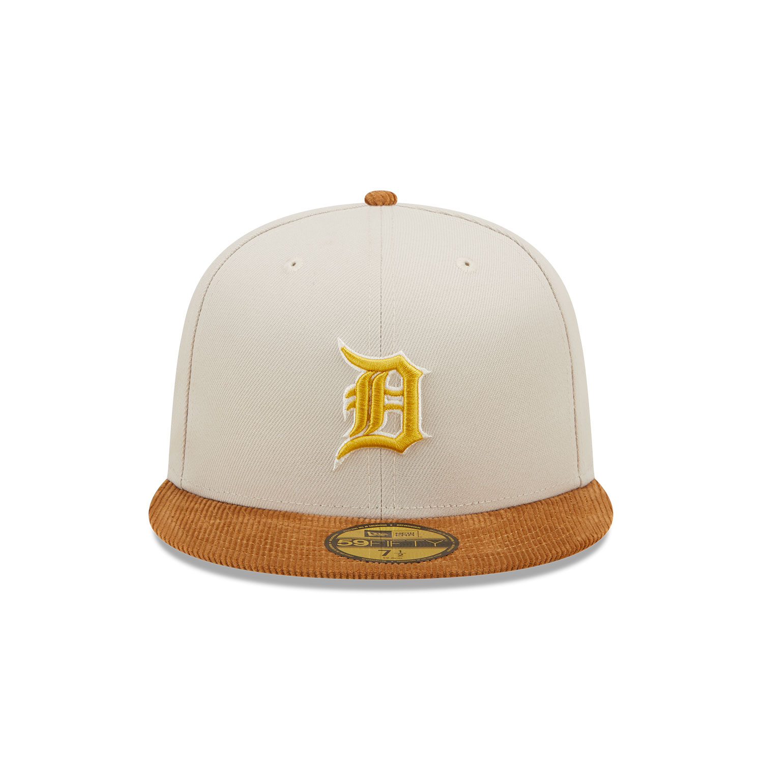 Detroit Tigers Cord Visor Stone 59FIFTY Fitted Cap