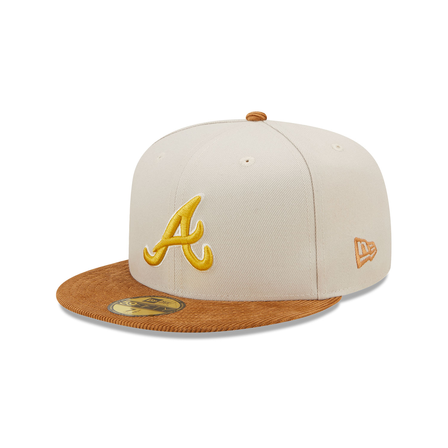 Atlanta Braves Cord Visor Stone 59FIFTY Fitted Cap