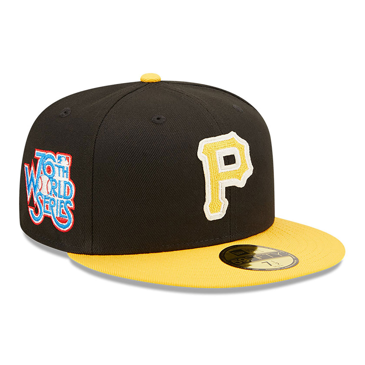 Official New Era Letterman Pittsburgh Pirates Black 59FIFTY Fitted Cap ...