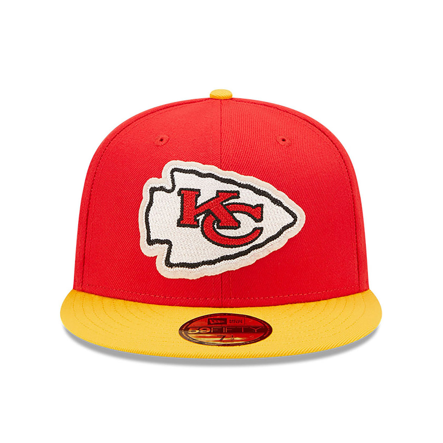 Official New Era Letterman Kansas City Chiefs Red 59FIFTY Fitted