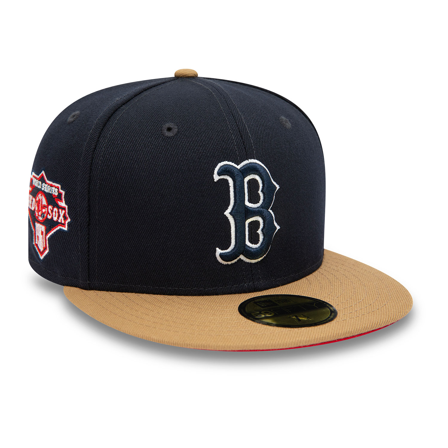Official New Era MLB Contrast Visor Fall Boston Red Sox Navy 59FIFTY ...