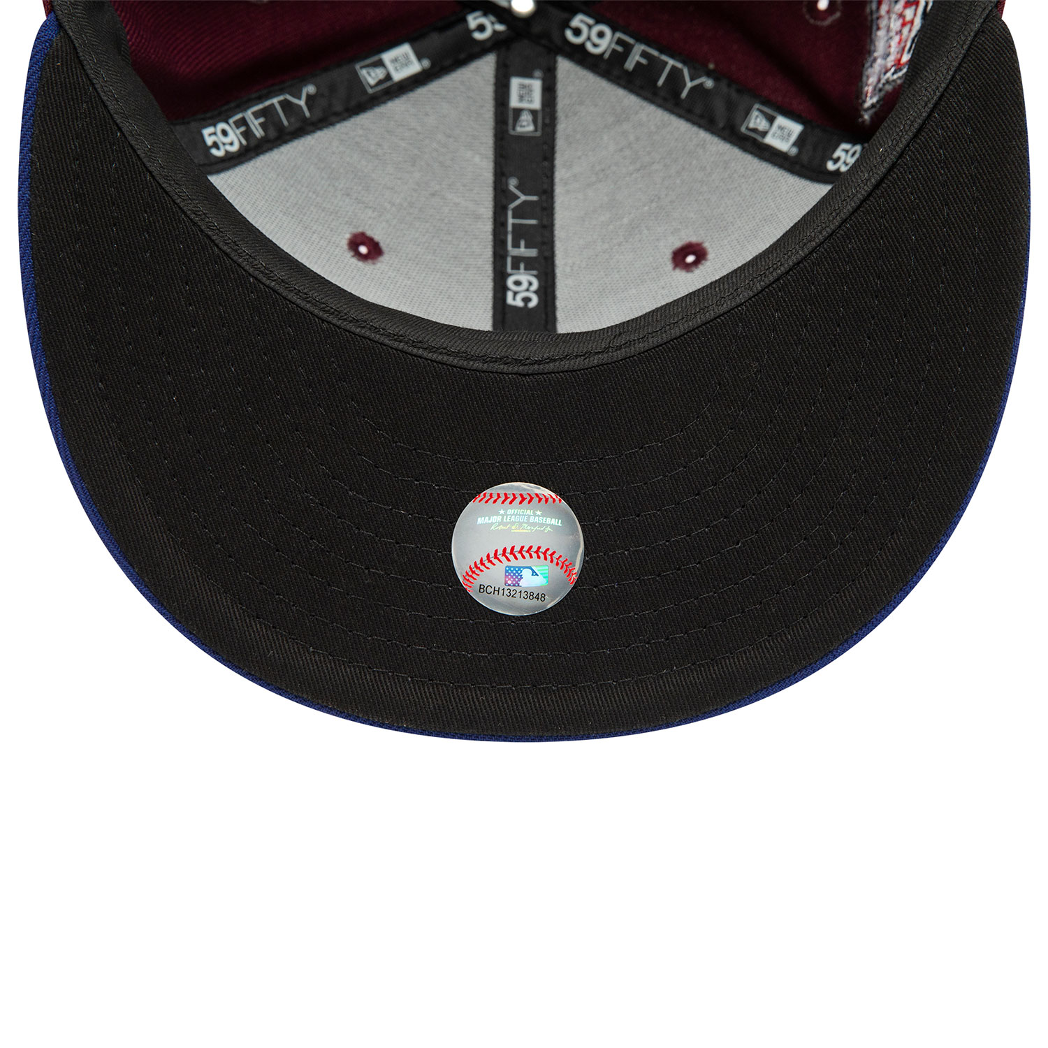 Chicago White Sox Fall Colours Contrast Visor Dark Red 59FIFTY Fitted Cap