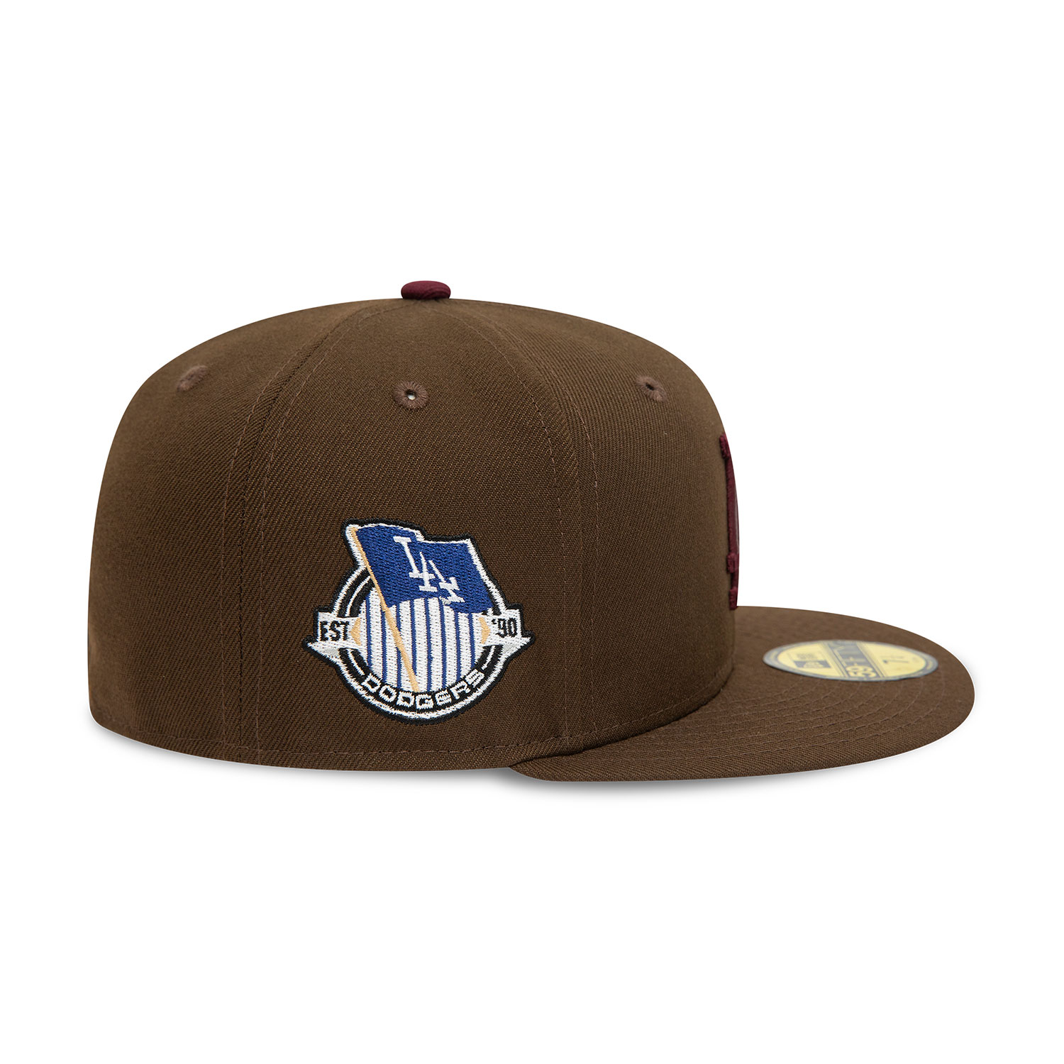 LA Dodgers Fall Colours Brown 59FIFTY Fitted Cap