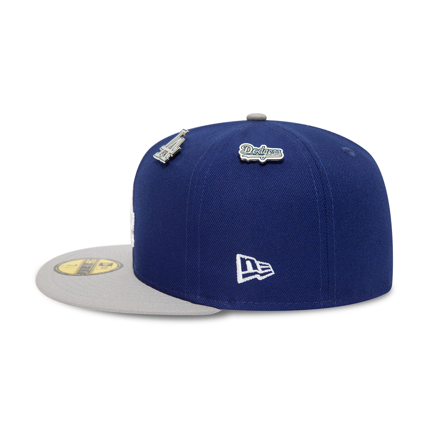 LA Dodgers MLB Pin Badge Blue 59FIFTY Fitted Cap