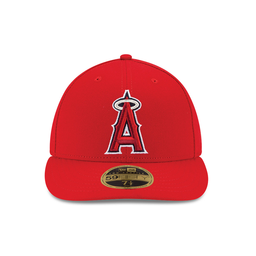 Official New Era Low Profile Authentic LA Angels Red 59FIFTY Fitted Cap ...