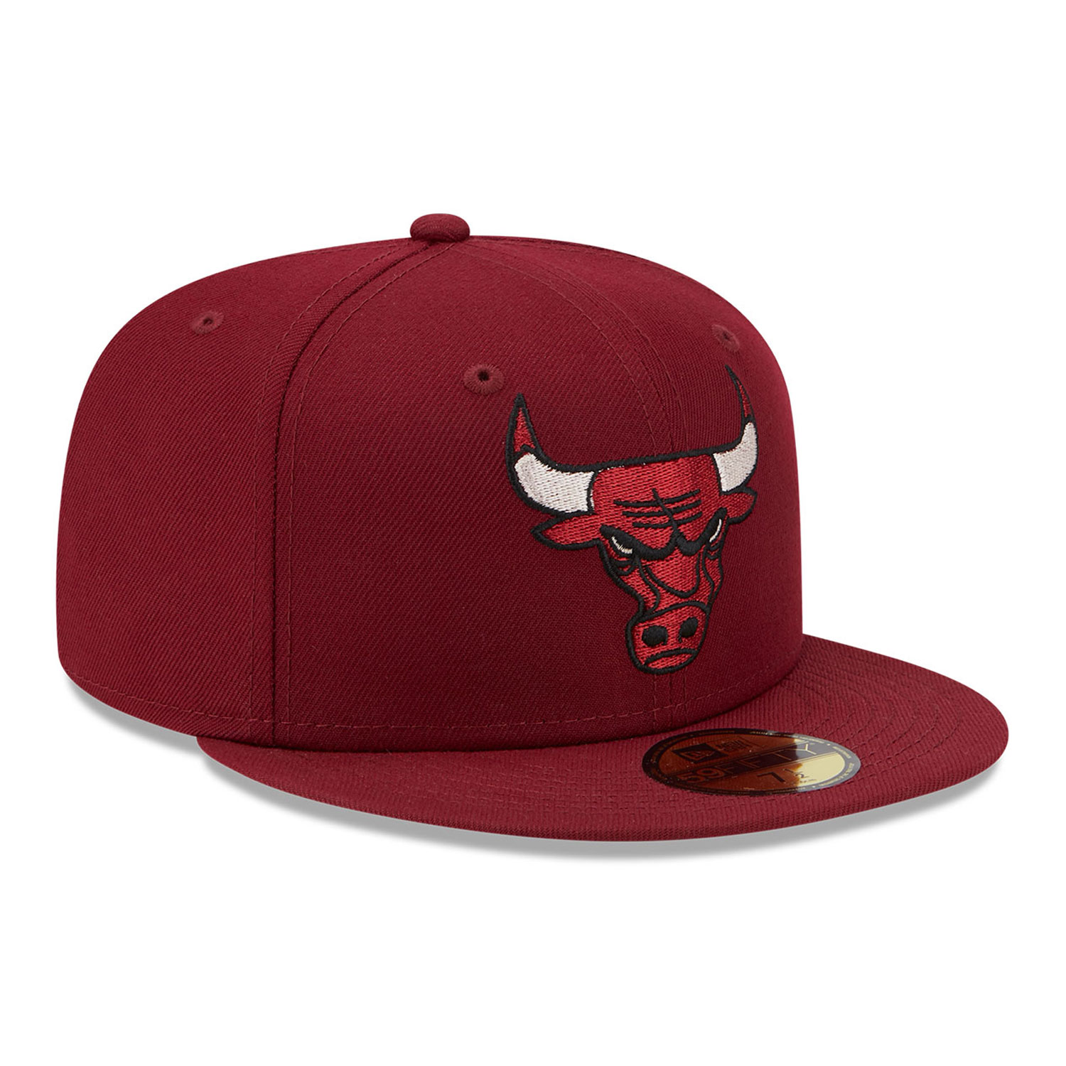 Chicago Bulls Twilight Fantasy Dark Red 59FIFTY Fitted Cap