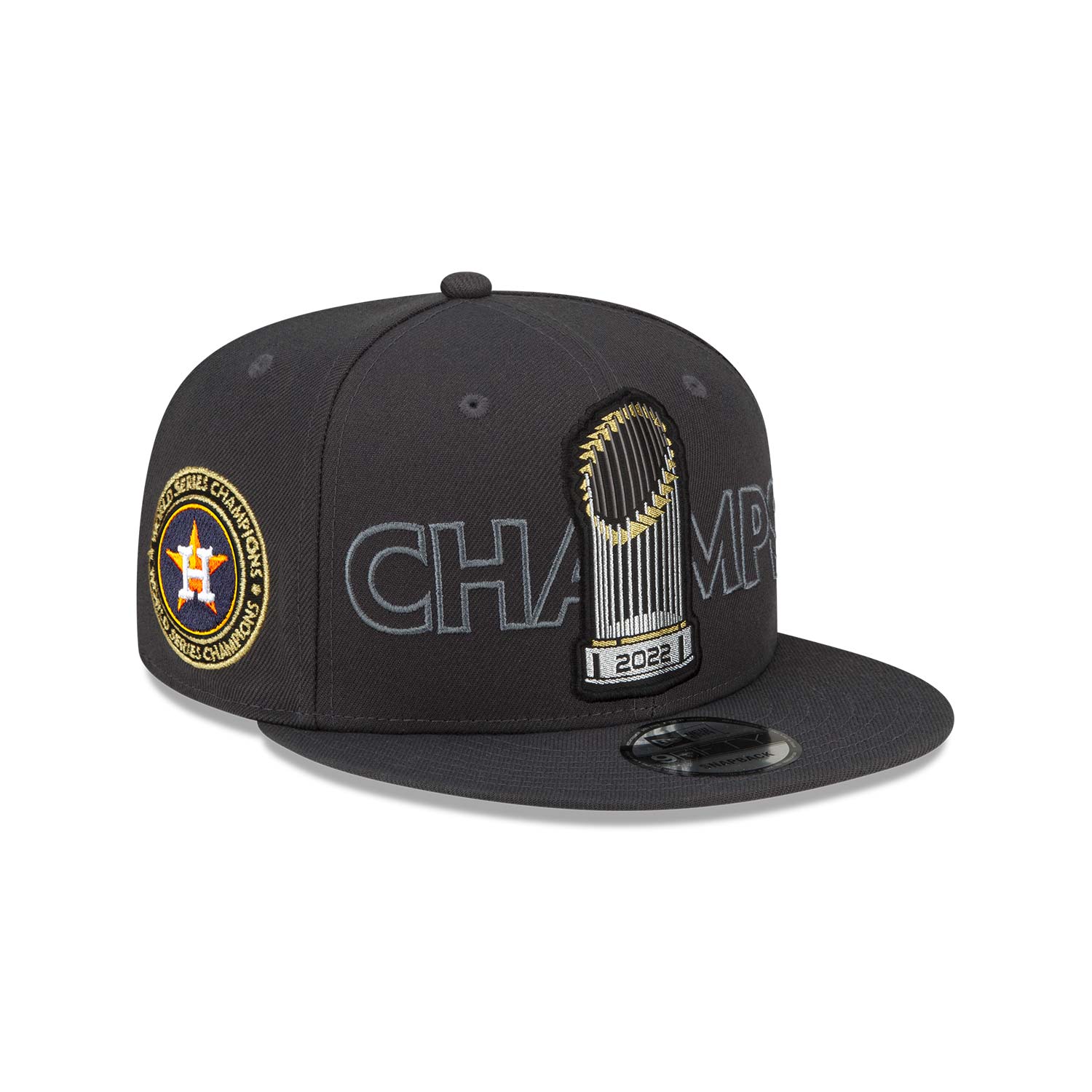 Houston Astros MLB Parade Dark Grey 9FIFTY Snapback Cap