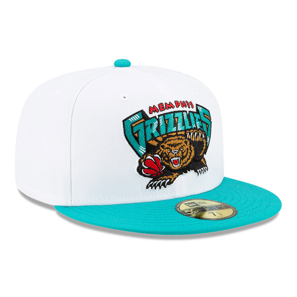 Memphis Grizzlies Hardwood Classic Nights White 59FIFTY Cap