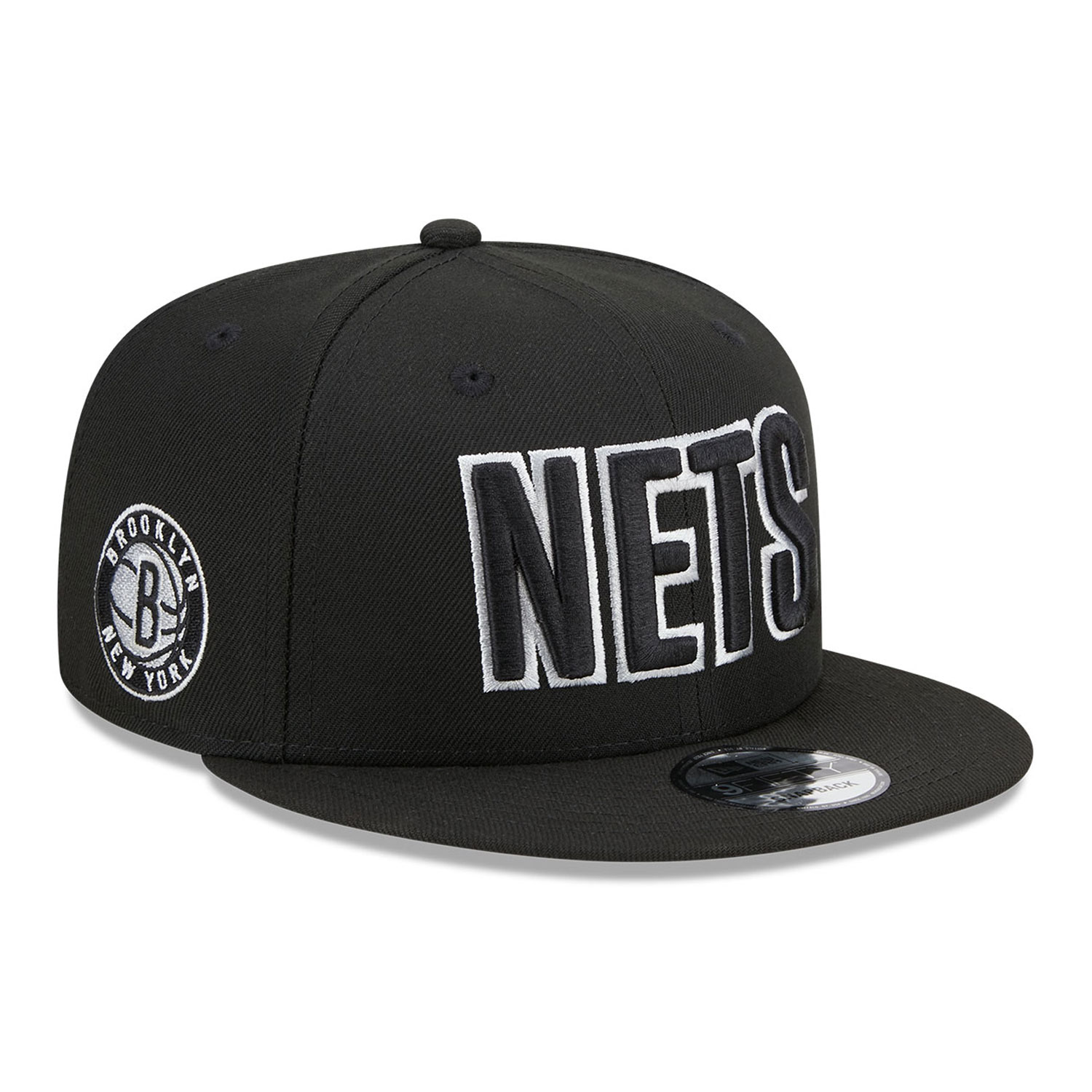 Brooklyn Nets NBA Statement Black 9FIFTY Snapback Cap