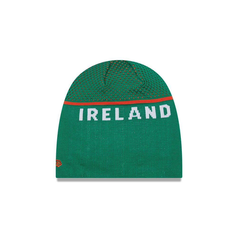 Football Association Of Ireland Green Skull Beanie Hat
