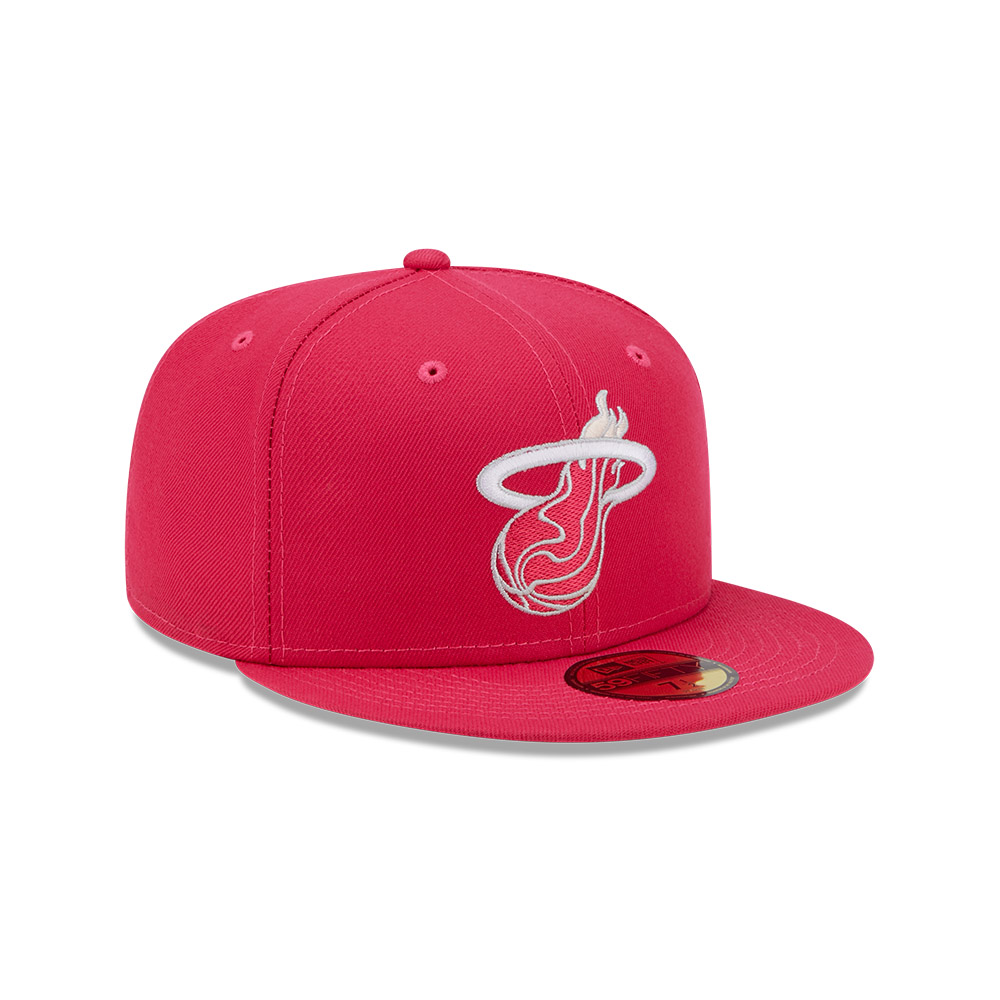 Miami Heat Light Fantasy Pink 59FIFTY Fitted Cap