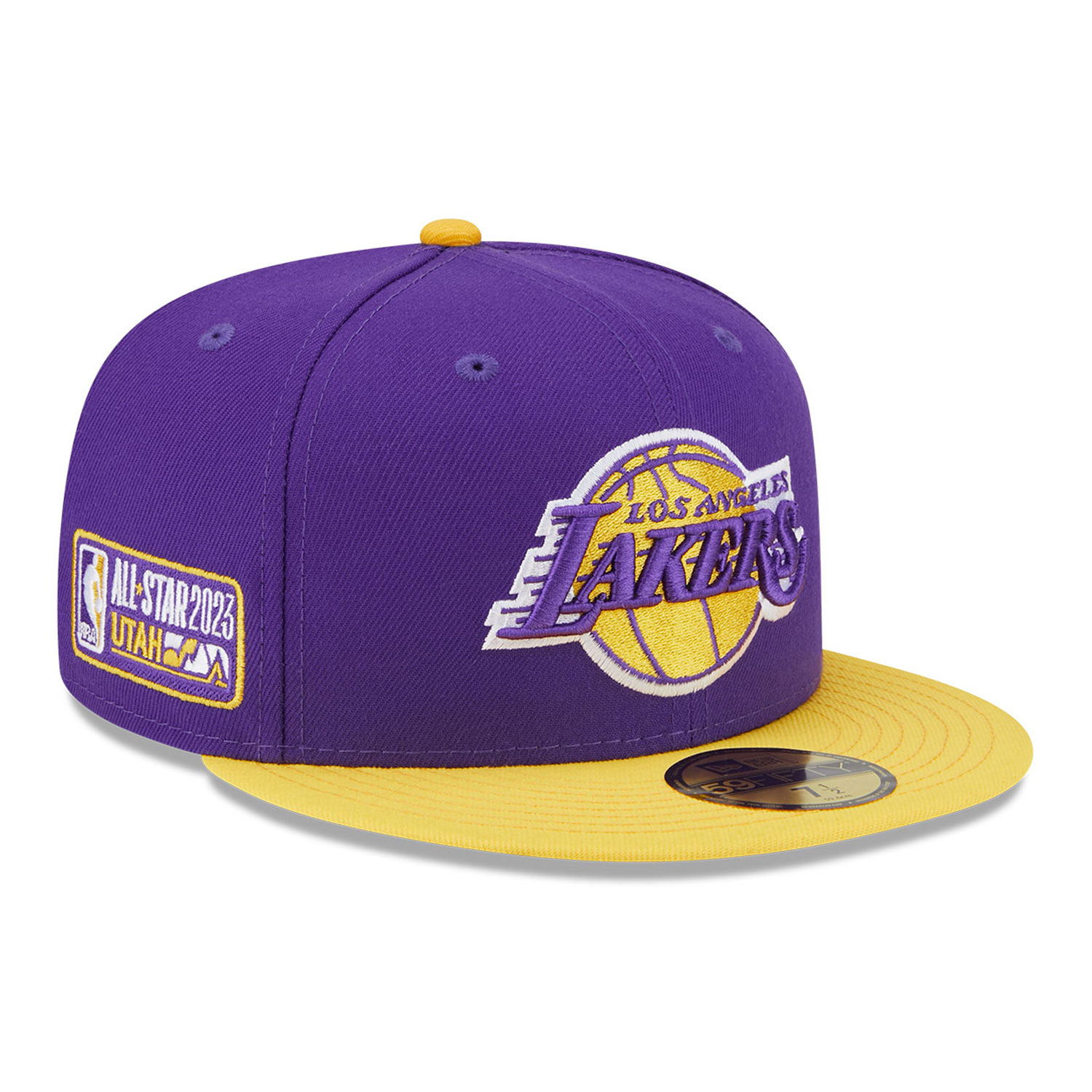 Official New Era NBA All Star Game Purple LA Lakers 59FIFTY Fitted Cap ...