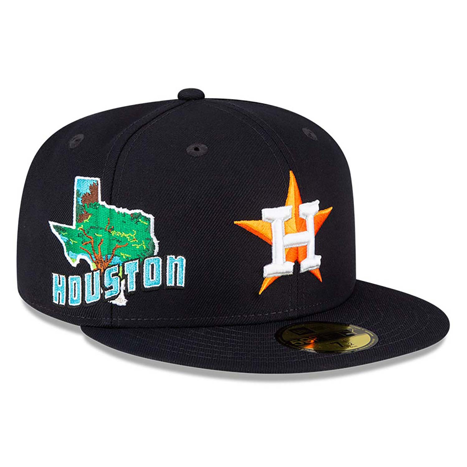 Houston Astros Stateview Navy 59FIFTY Fitted Cap