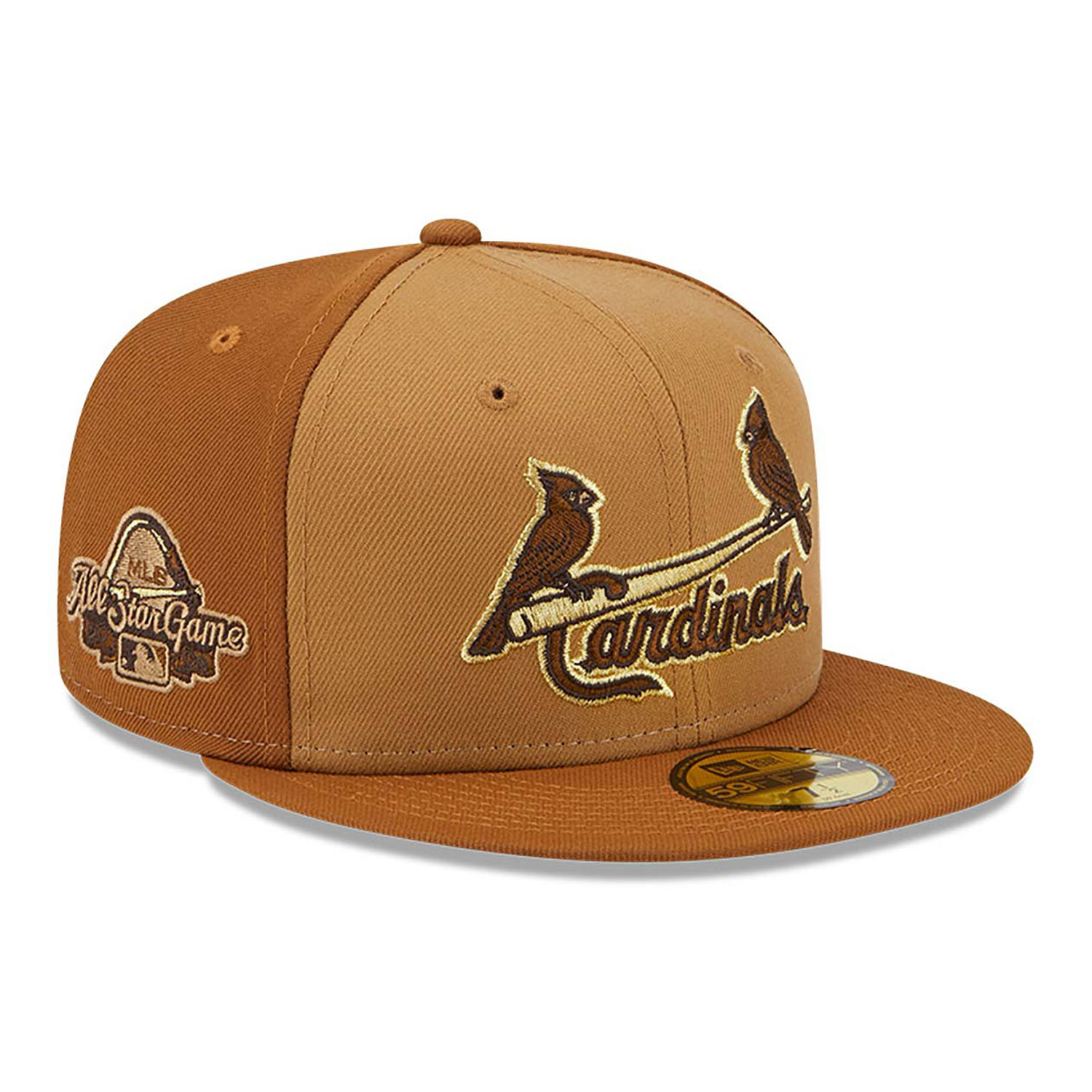 Official New Era Tri Tone Brown St Louis Cardinals 59fifty Fitted Cap