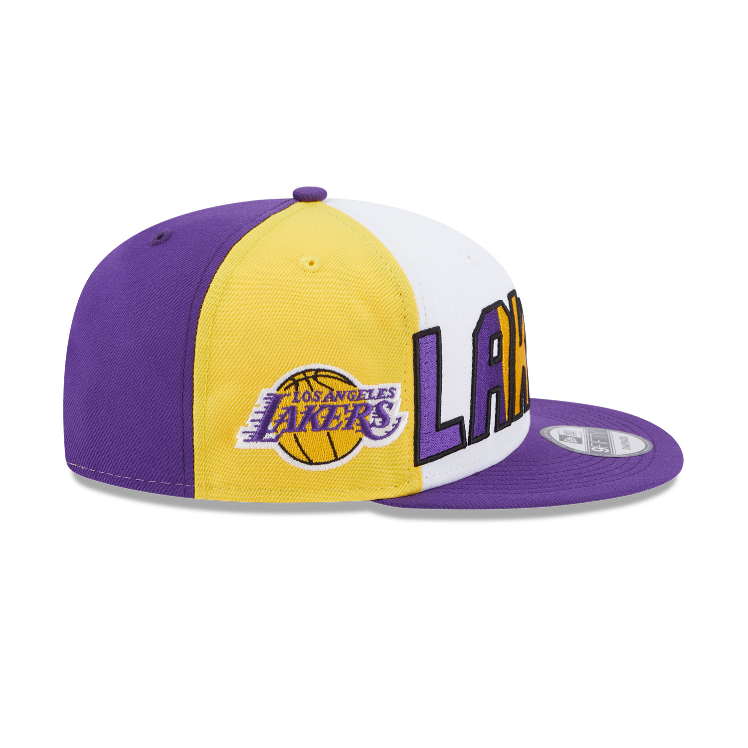 LA Lakers NBA Back Half Purple 9FIFTY Snapback Cap