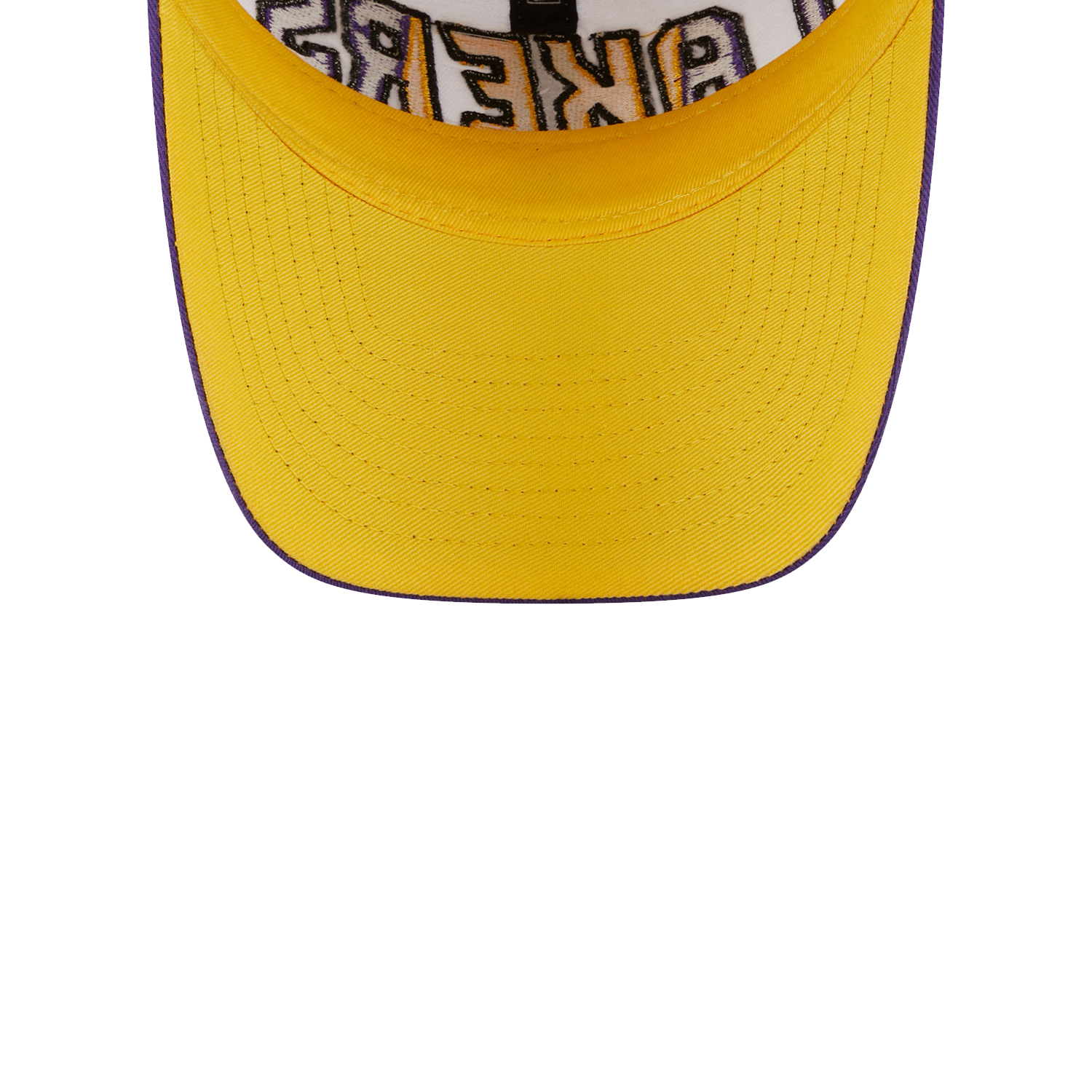 LA Lakers NBA Back Half Purple 9TWENTY Adjustable Cap