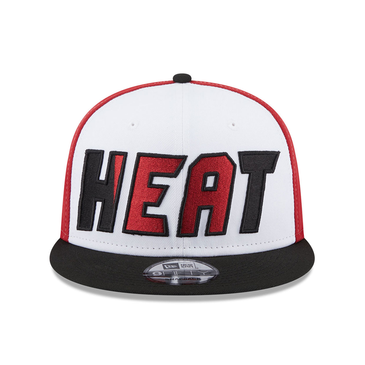Miami Heat NBA Back Half Black 9FIFTY Snapback Cap