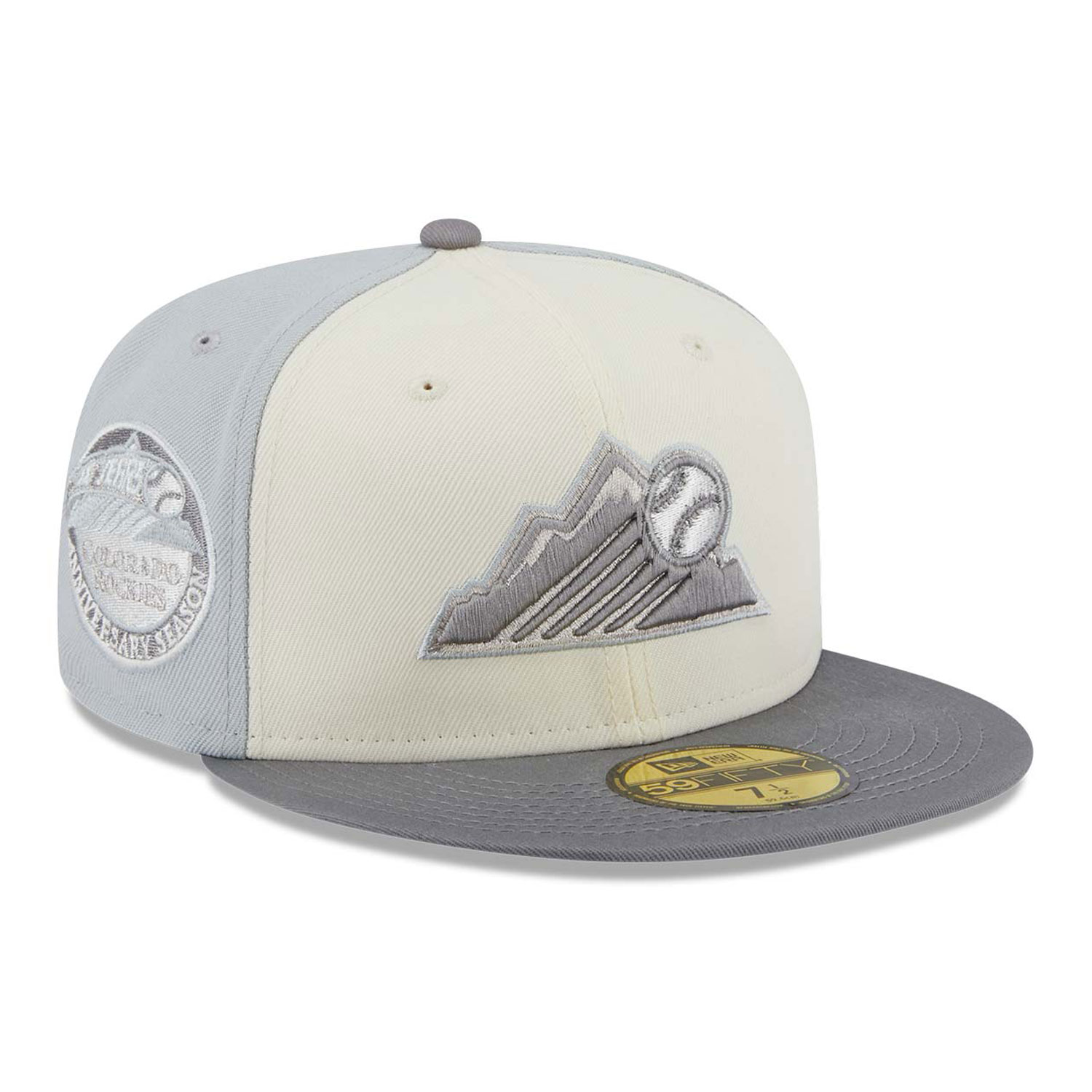 Colorado Rockies Anniversary Grey 59FIFTY Fitted Cap