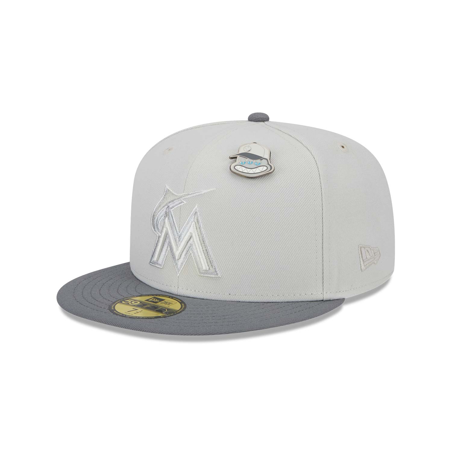 Miami Marlins Outer Space Grey 59FIFTY Fitted Cap