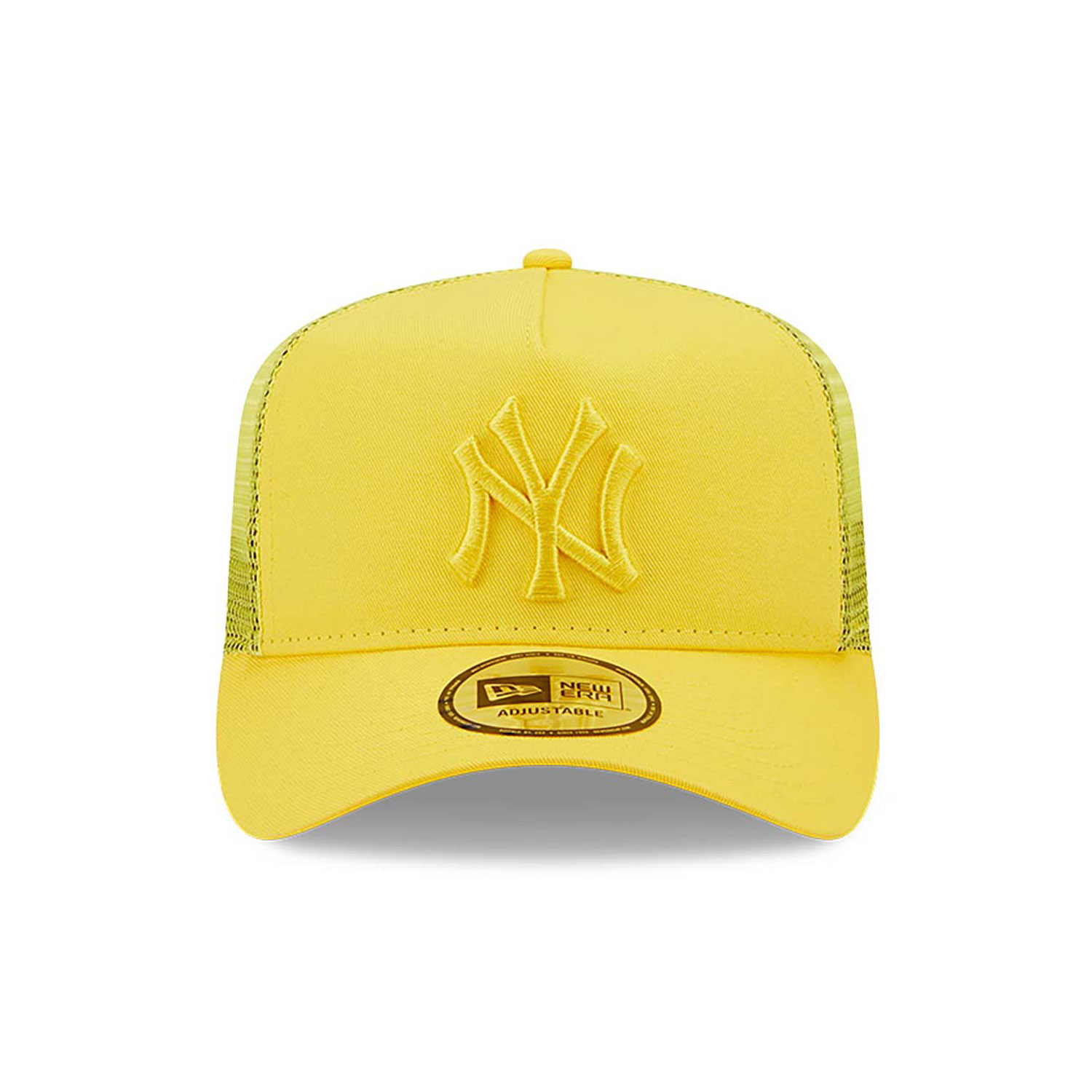 New York Yankees Youth Tonal Mesh Yellow A-Frame Trucker Cap
