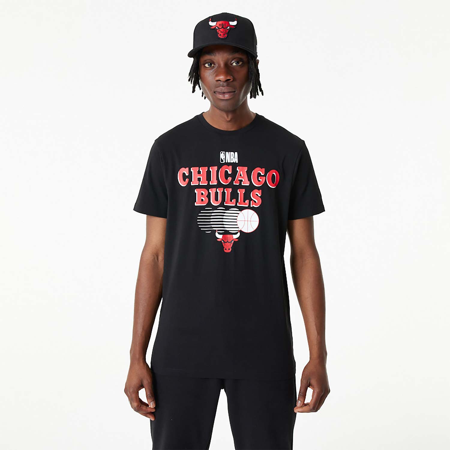 Chicago Bulls NBA Team Graphic Black T-Shirt