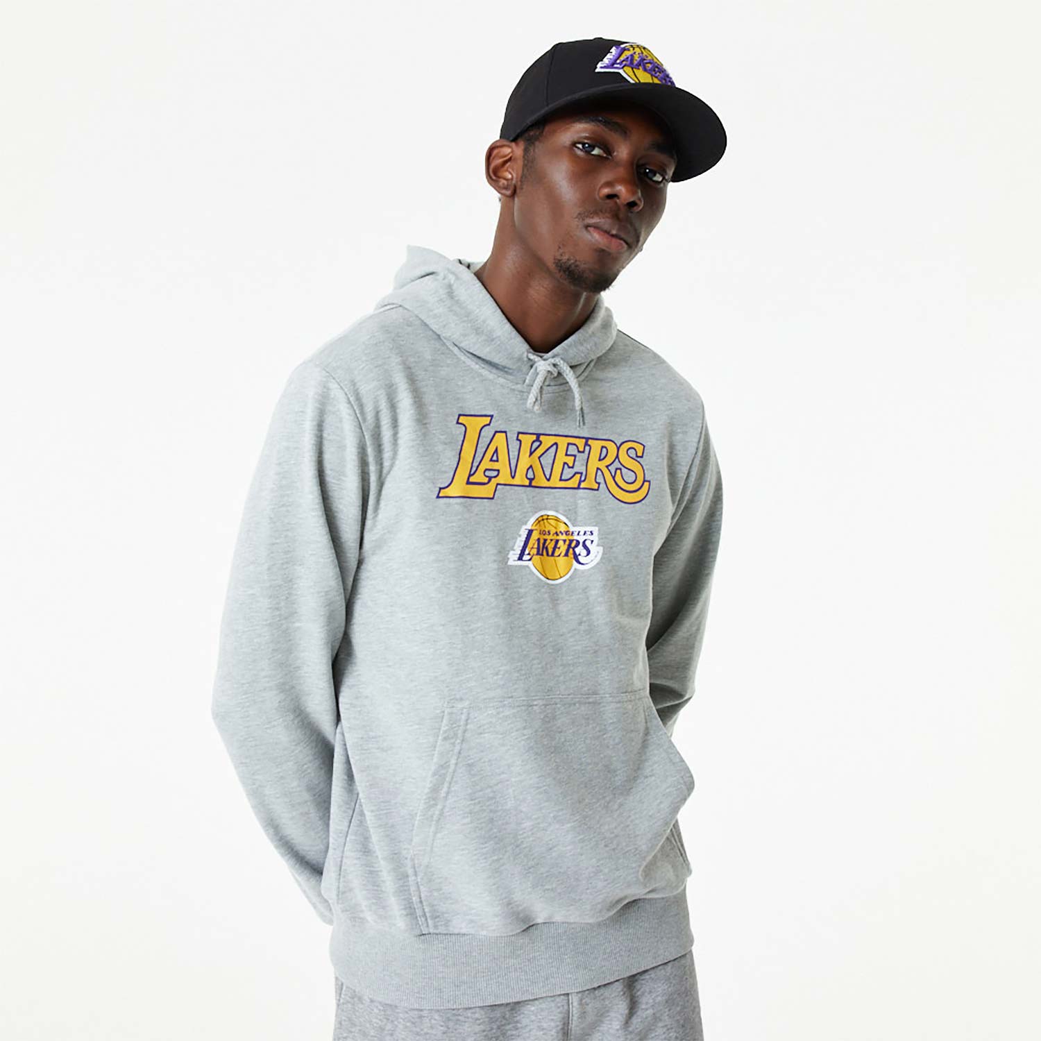 Official Era NBA Team LA Lakers Pullover Hoodie C2_276 New Era Cap Slovenia
